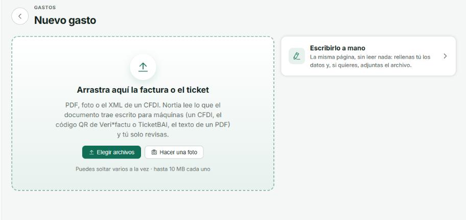 Nova despesa